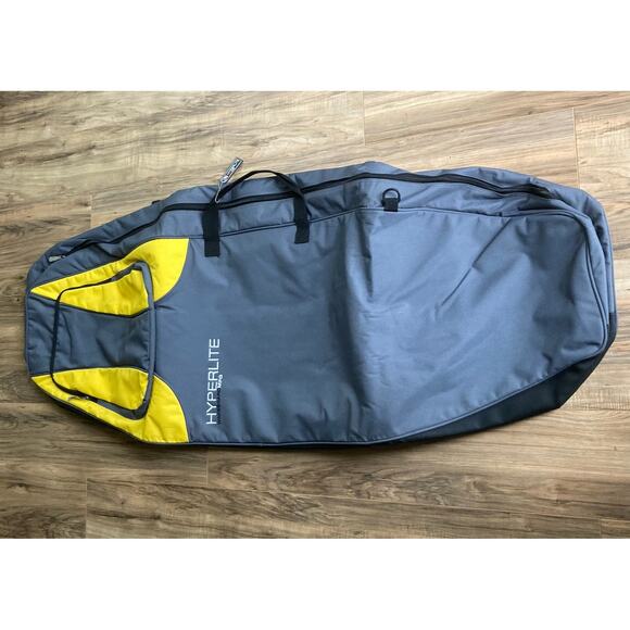 Hyperlite Wakeboard Travel Bag Gray Yellow Padded Water Sports Case Summer 59x22